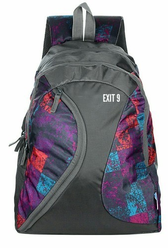 EXIT9 Backpack - 30 Liter Nylon, Multicolor Design | Customizable, Zip Lock System, Lightweight at 400 Grams