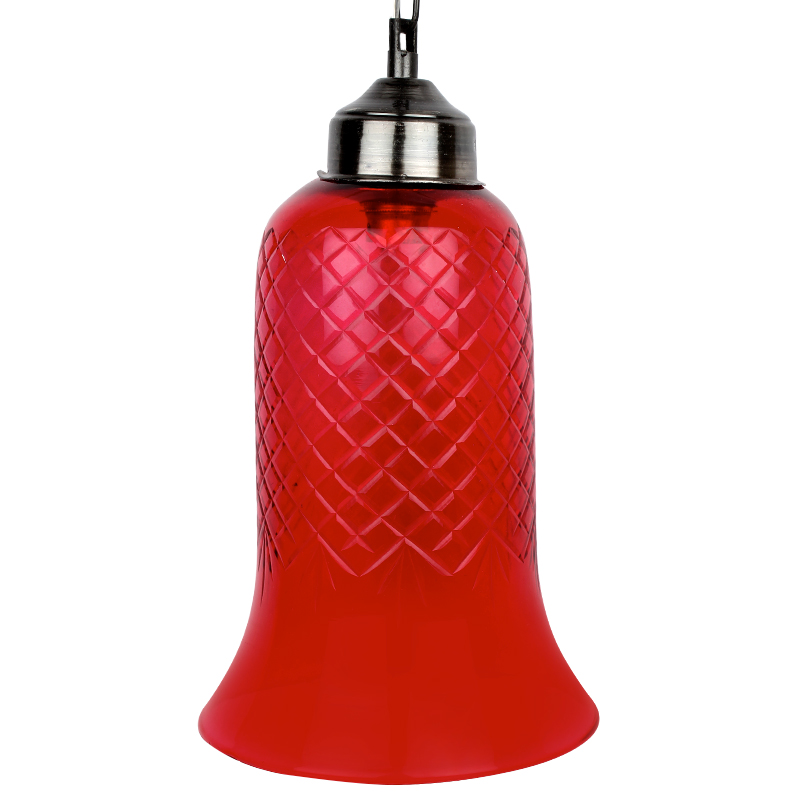 Any Colour Of Your Choice Red Glass Cutting Hanging Light