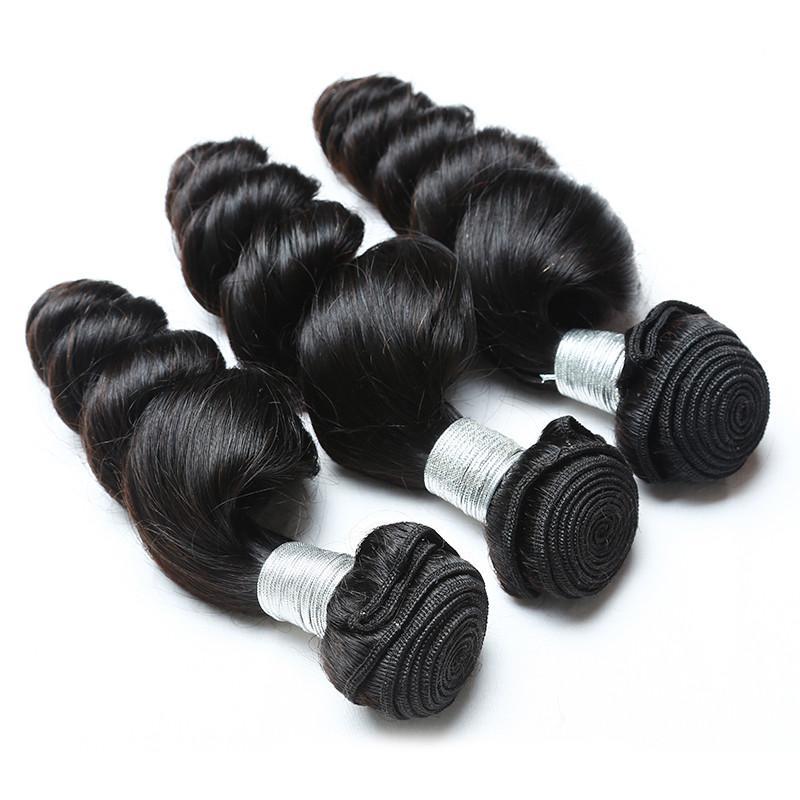 Natural Black Loose Wavy Human Hair