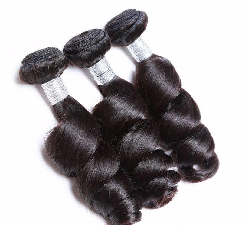 Natural Black Loose Wavy Human Hair