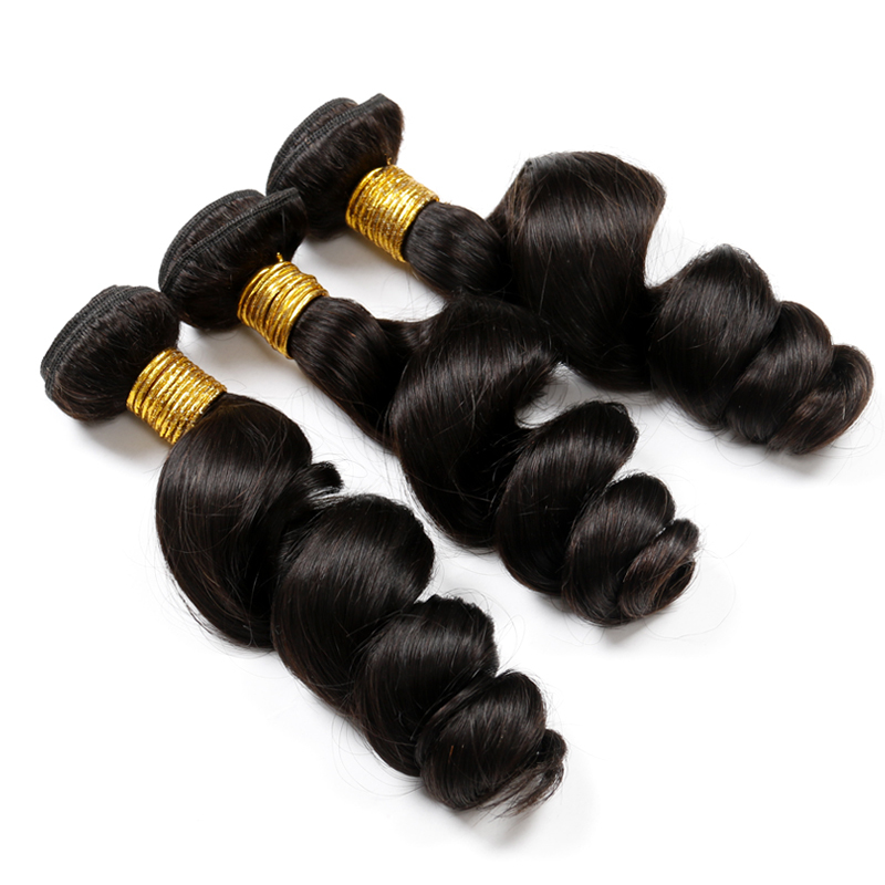 Natural Black Loose Wavy Human Hair