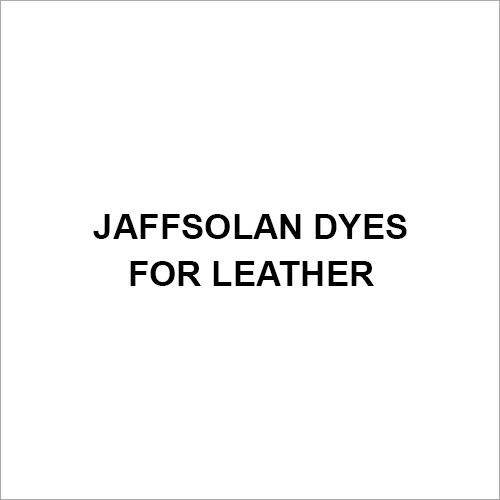 Jaffsolan Dyes For Leather