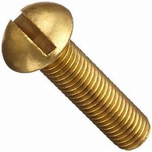 Plated Round Head Machine Screw
