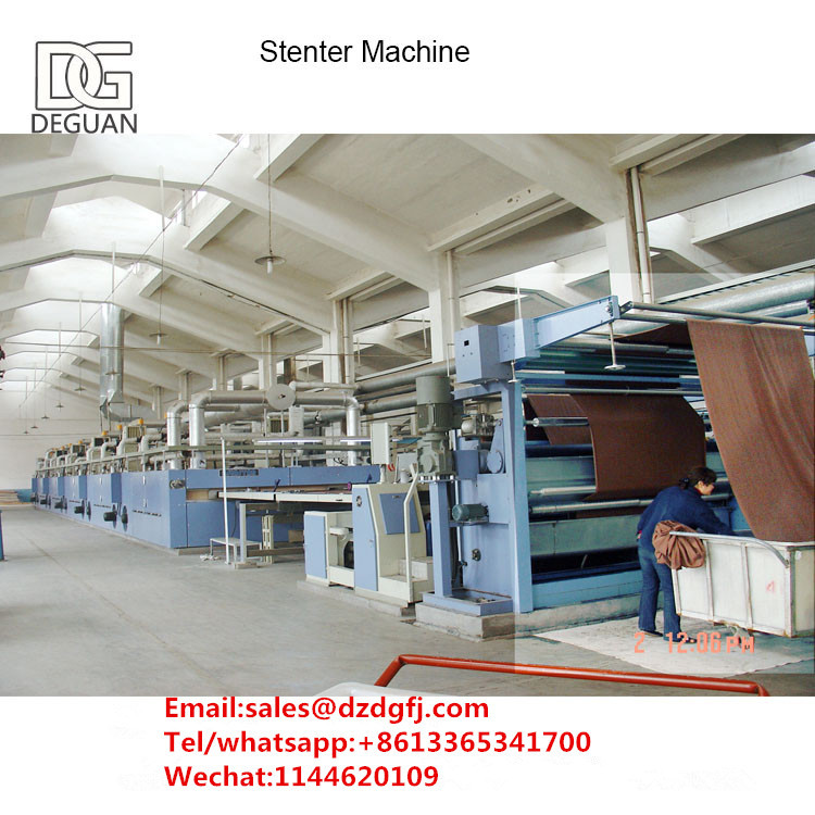 Hot Air Automatic Stenter Machine Applicable Material: Woven.knitting .Wool