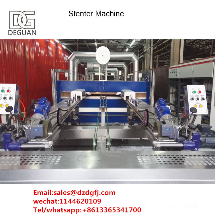 Hot Air Automatic Stenter Machine Applicable Material: Woven.knitting .Wool