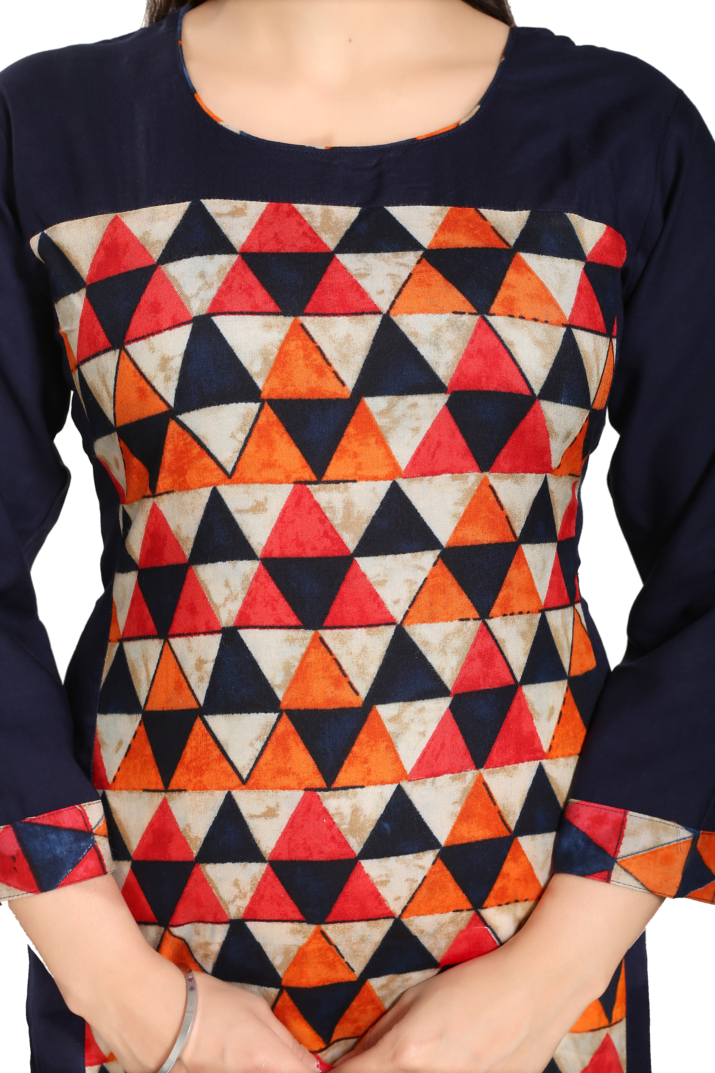 Printed Kurtis Length: 44 Inch (In)
