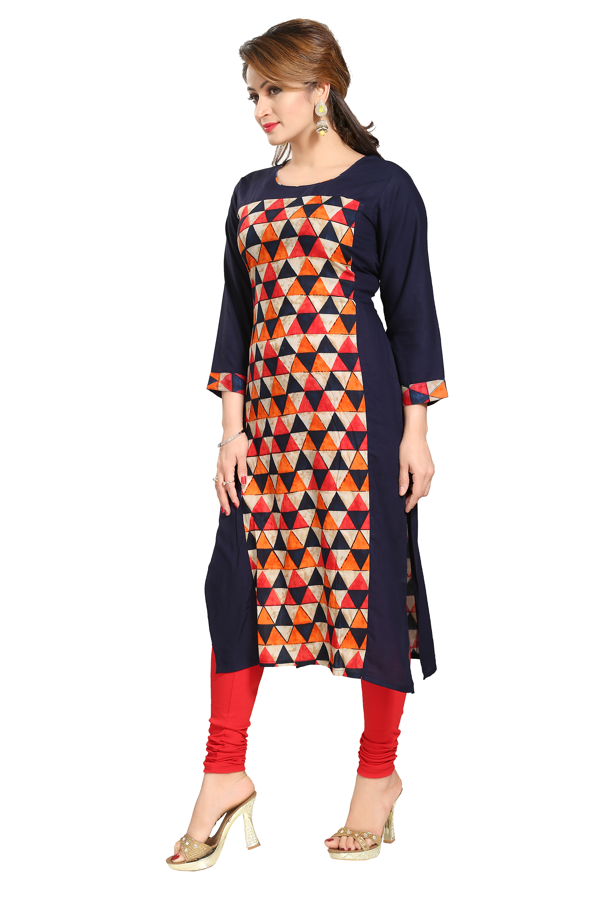Printed Kurtis Length: 44 Inch (In)