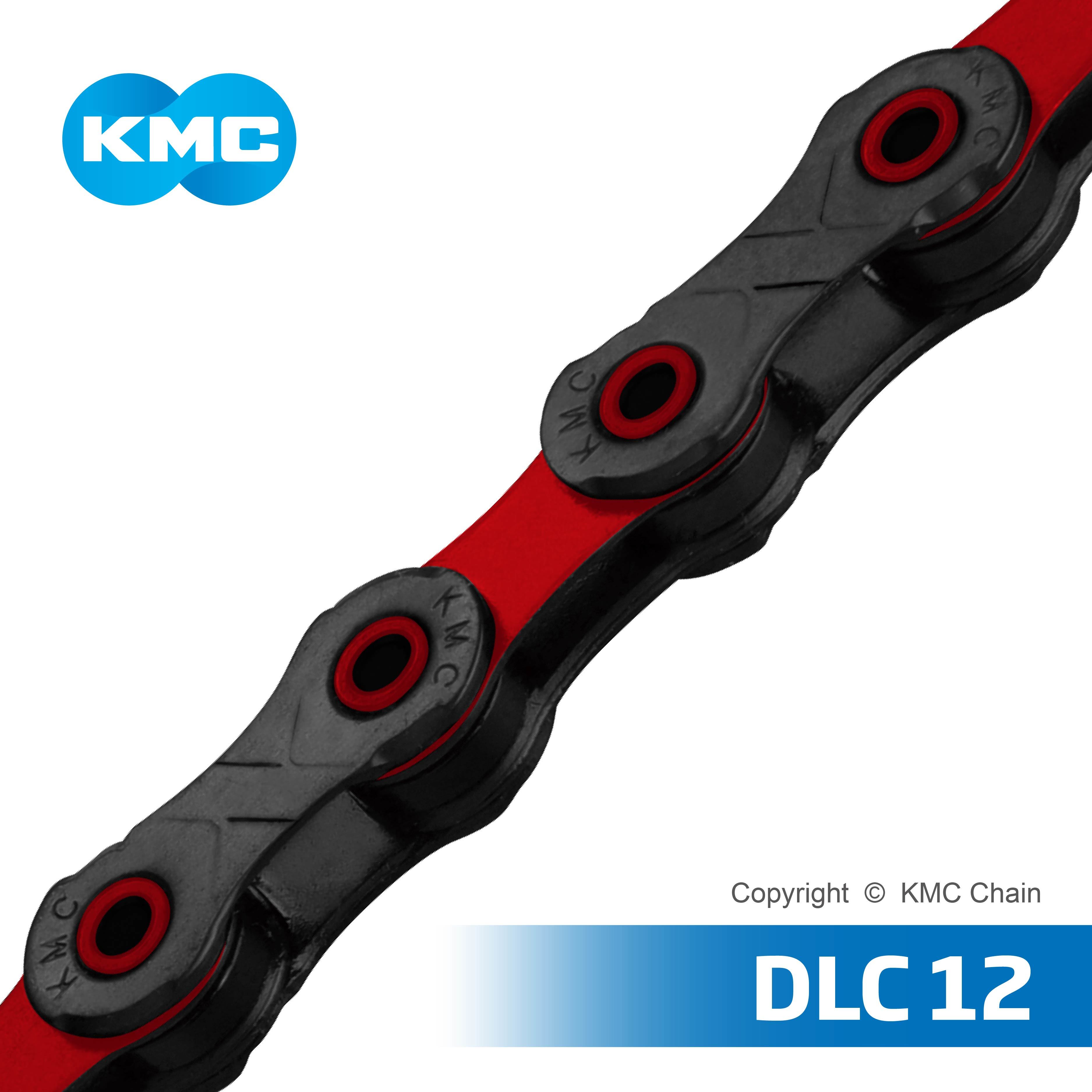 Kmc Chain - 1/2"x11/128" , Stainless Steel Material With Titanium Carbon Nitride Treatment For Sram 12 Speed Drivetrains