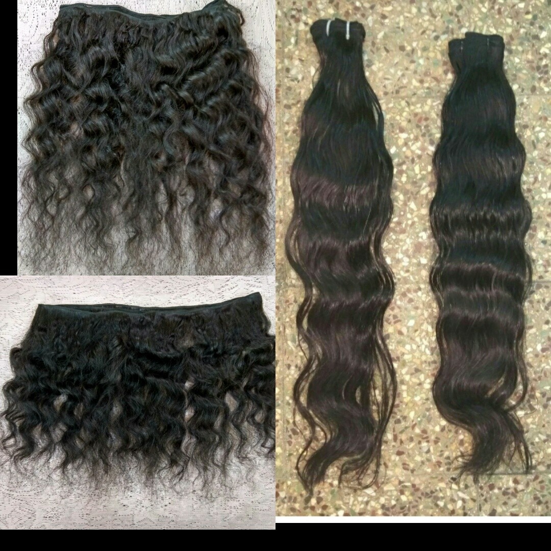 Virgin Indian Temple Hair - Length 20-32 Inches | 100% Pure Natural, No Shedding, Tangle-free, Strict Quality Control