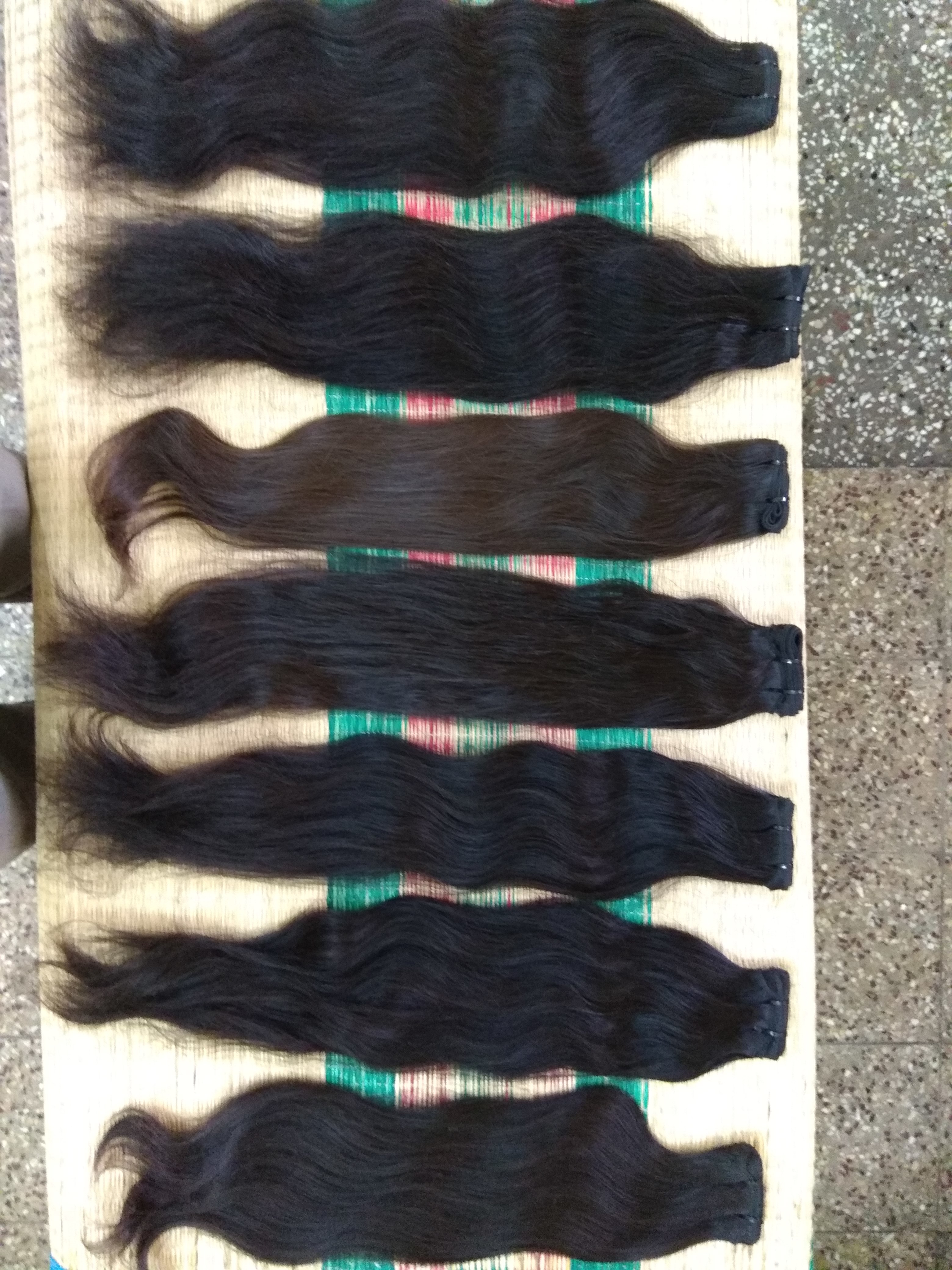 Virgin Indian Temple Hair - Length 20-32 Inches | 100% Pure Natural, No Shedding, Tangle-free, Strict Quality Control