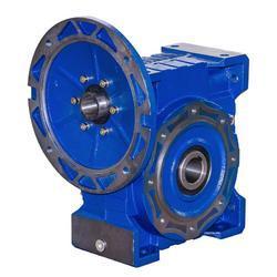 Worm Gearbox - Iron Material, 12.8 Kg Weight, Grey Color | High Efficiency 85%, 1:7.5 To 1:100 Rpm Output Speed, Insensitive To Shocks, Compact Design