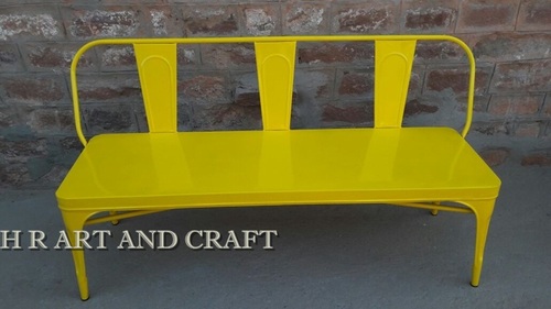Yellow Iron Bench