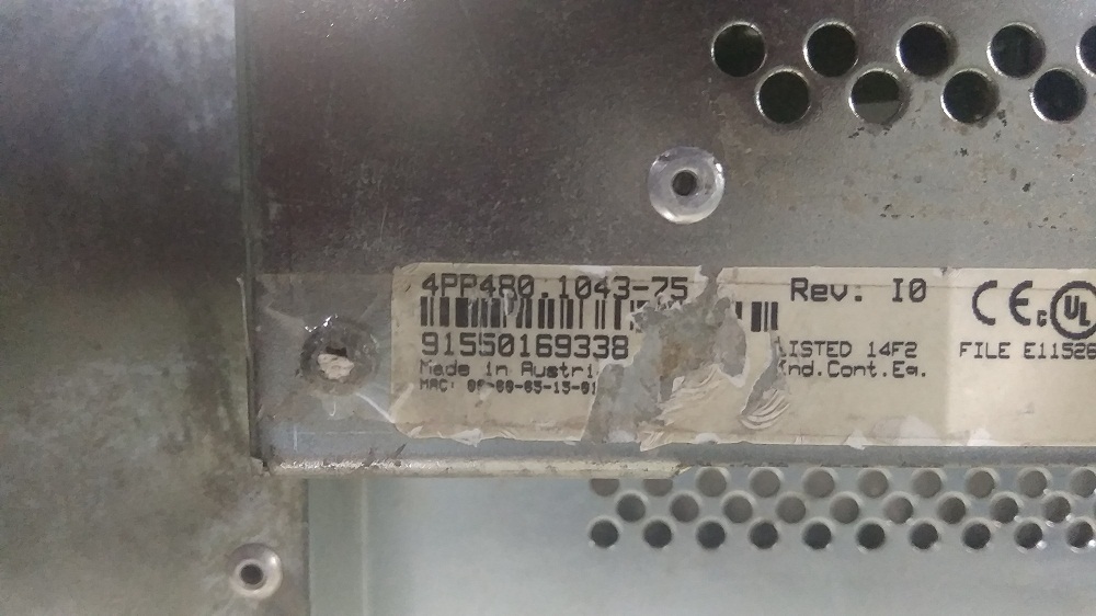 B & R 4pp480.1043-75 Hmi