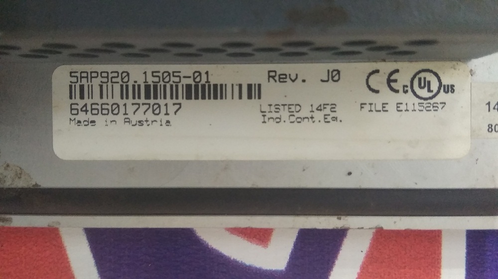 B And R Hmi 5ap920.1505-01