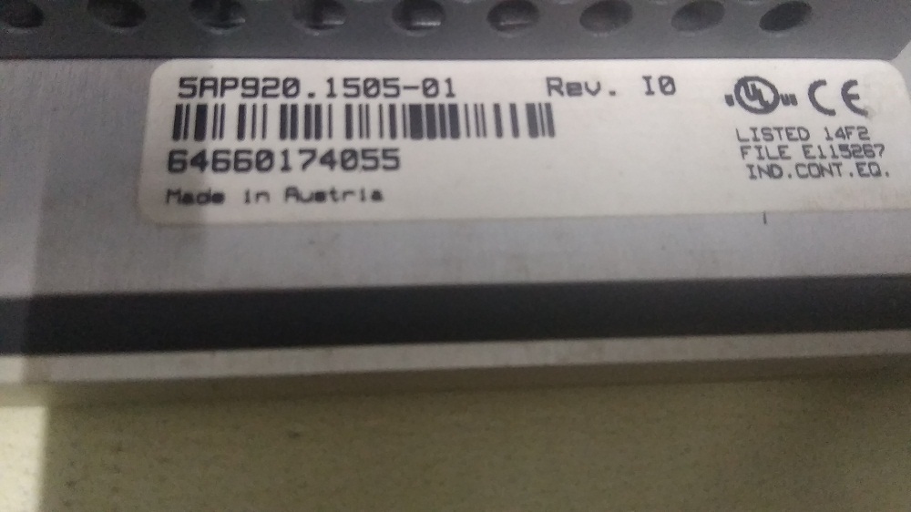 B And R Hmi 5ap920.1505-01