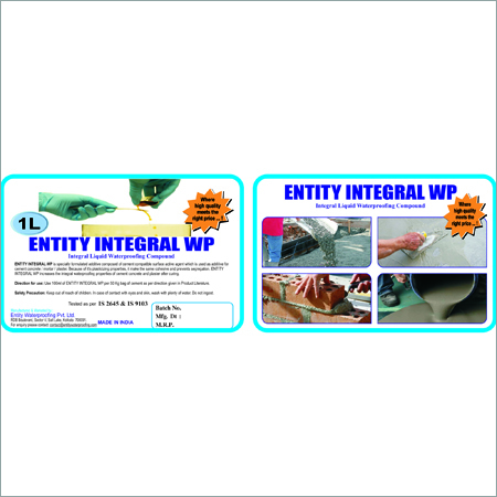 Integral Liquid Waterproofing Compound