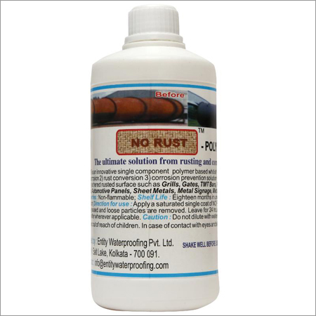 Corrosion Protective Coating - Liquid Form, Pale Brownish Color, 100% Purity | Ideal For Sanitary Pipelines And Mild Steel Applications, Single Component 3-in-1 Solution