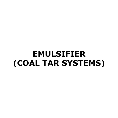 High-Quality, Water-Based Emulsifier (Coal Tar Systems) - Industrial Grade, High Purity Liquid | 12-24 Months Shelf Life, Room Temperature Storage