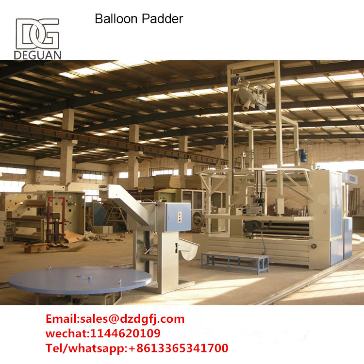Double Balloon Padder Machine Applicable Material: Woven.knitting .Wool