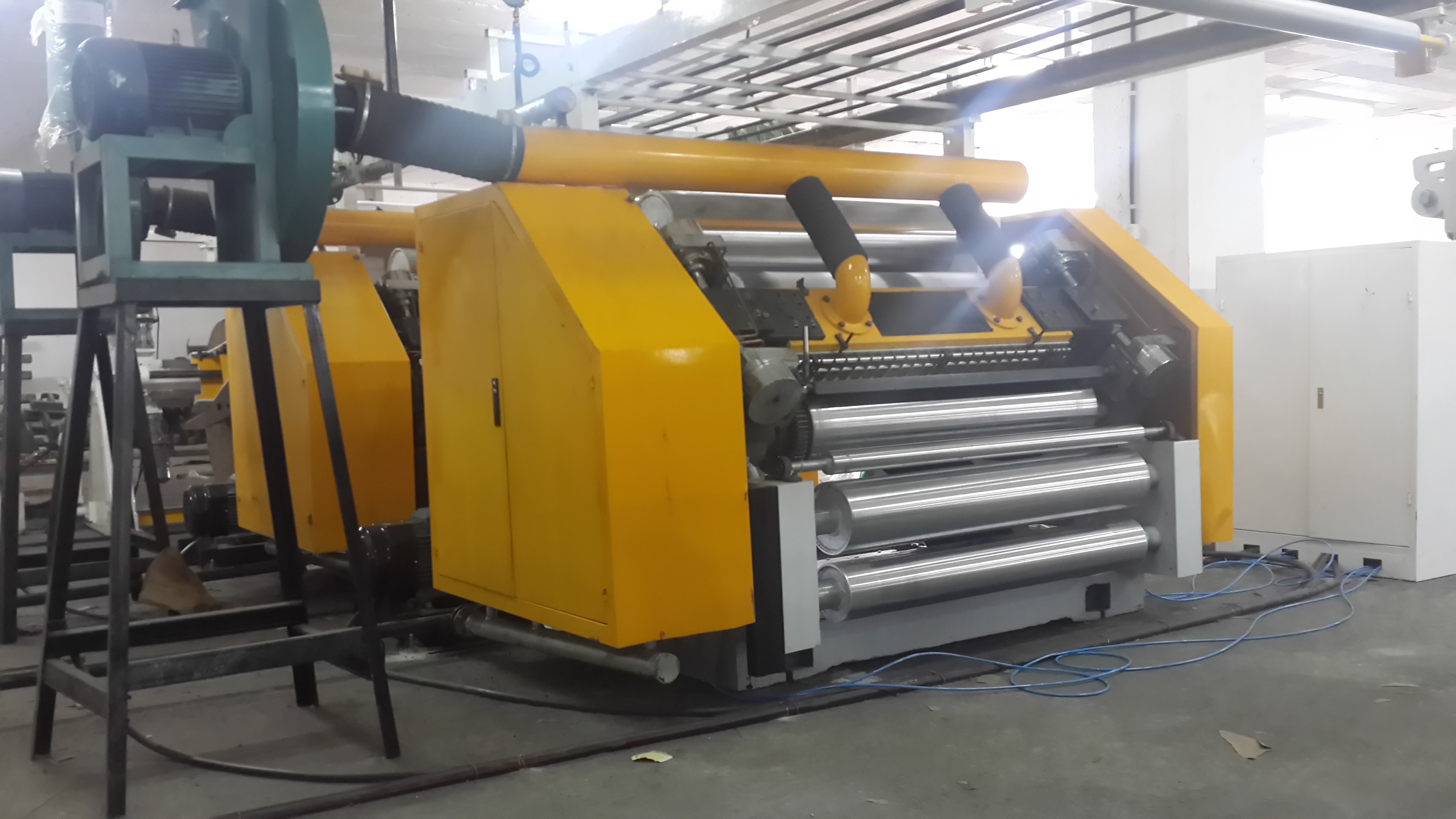 High Speed Fingerless Single Facer Paper Corrugation Machine