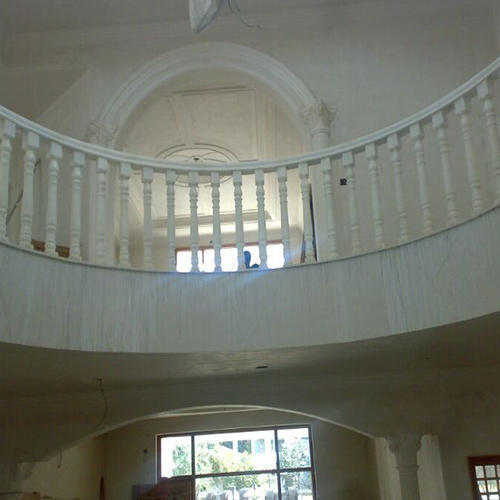 Makrana Marble Pillar - Medium Size, White Marble Material | Indian Style Outdoor Feature