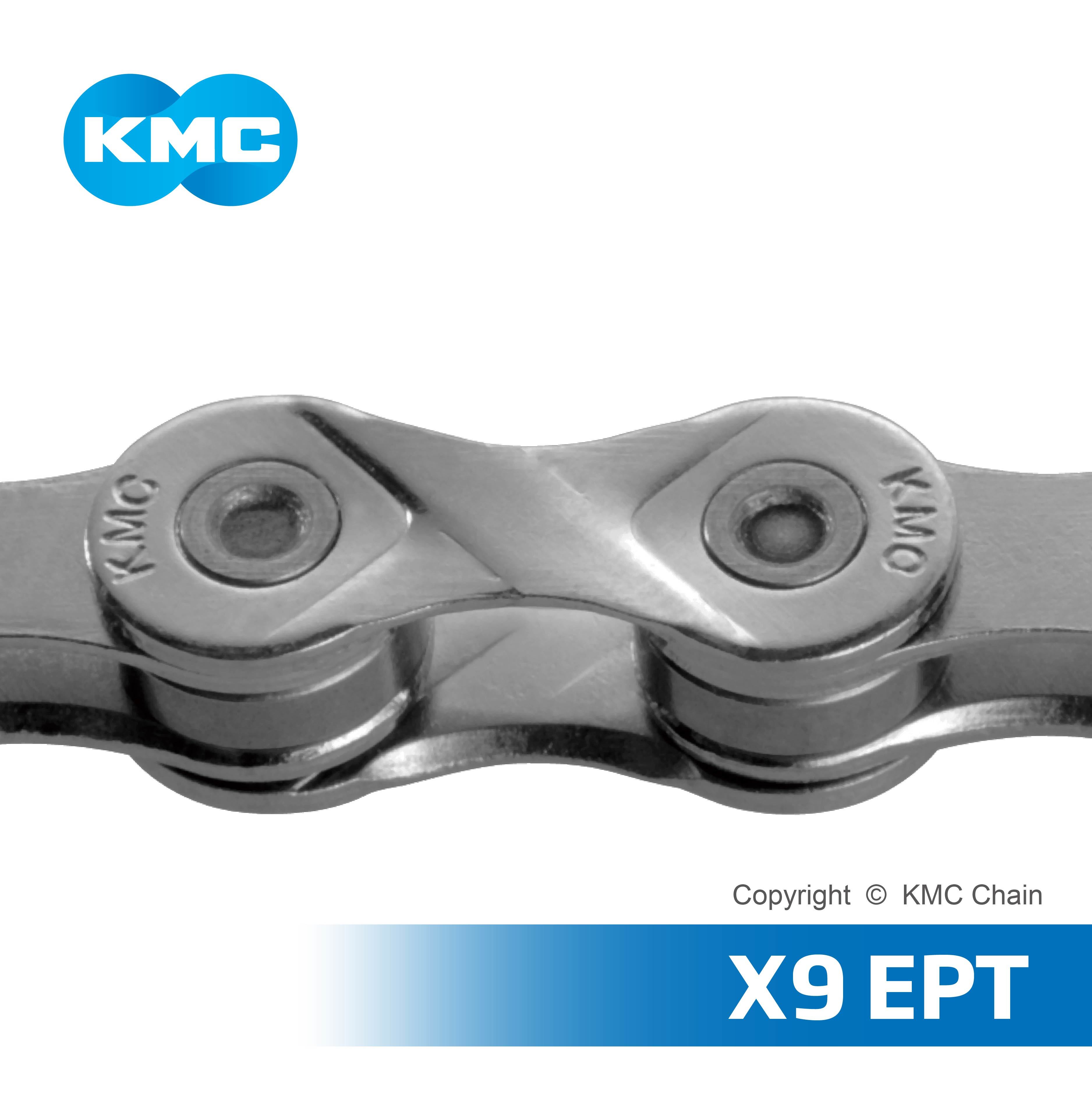 Stainless Steel Kmc Chain X9 9 Speed Anti-rust Bicycle Chain (Taiwan Hq)