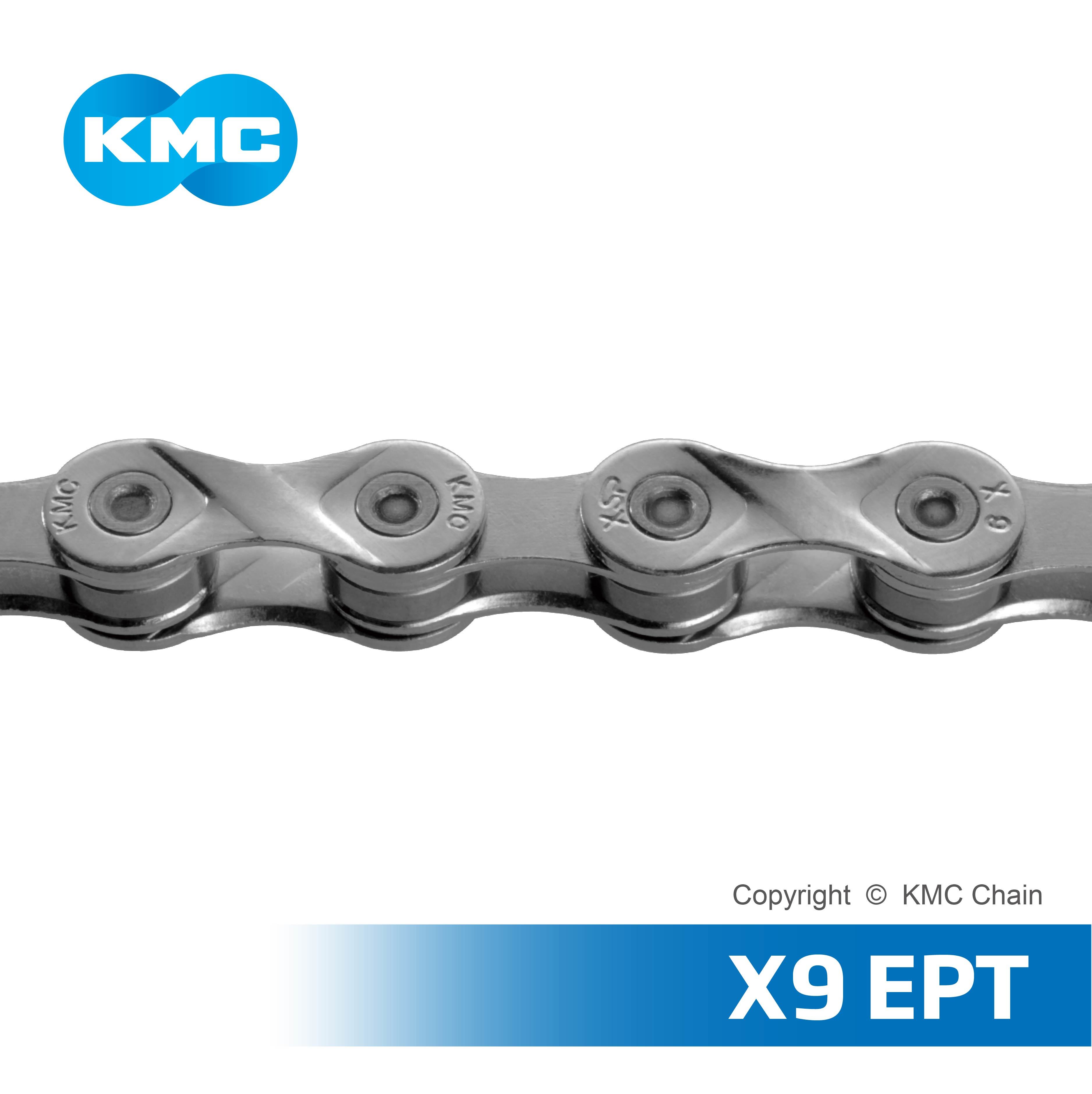 Stainless Steel Kmc Chain X9 9 Speed Anti-rust Bicycle Chain (Taiwan Hq)