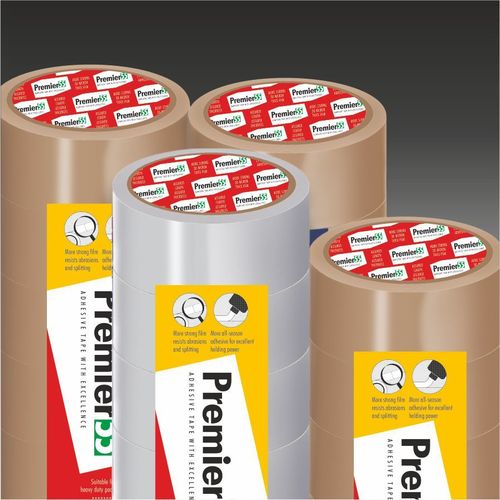 सुपर क्लियर/ब्राउन 55 माइक्रोन इंडस्ट्रियल टेप रोल्स