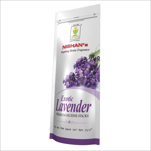 Lavender Incense Sticks - Wood Material, 12 G Size | Long-lasting, 100% Natural, Soothing Aroma For Aromatherapy