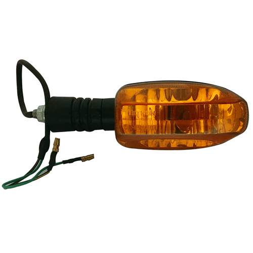 Indicator Assembly Platina Yellow - Metal, Plastic & Rubber | 12 Volt Rated Voltage, Designed for Motorcycle Application