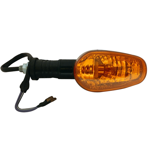 Indicator Assembly Star City Yellow - Metal, Plastic & Rubber | Application: Motorcycle, Rated Voltage: 12 Volt (V)