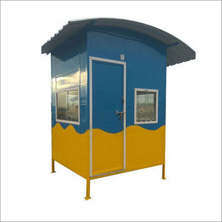 Portable Security Cabin - High Grade Steel, Weather-Resistant, Easily Assembled, 2 Windows, PVC Panel with Gel Coat Finish, 15-30 mm Wall Thickness