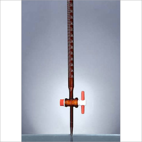 Burettes, Amber, Ptfe Key Stopcock Application: To Be Used Laboratory