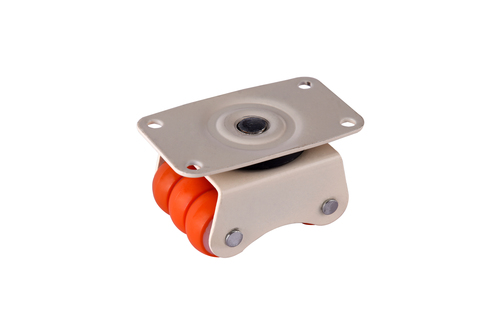 Moving Sixer Wheel Castor - Color: Orange & Slver