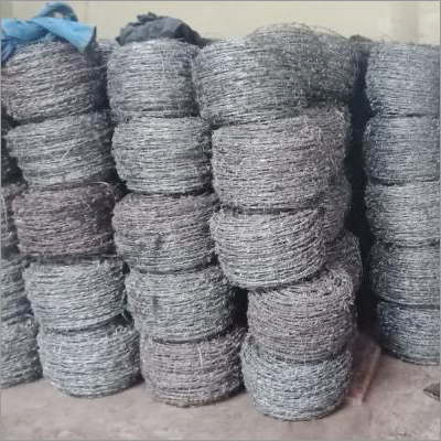 Galvanized Iron Barbed Wire - 0.7mm-4.0mm Wire Gauge, 25kg/50kg Coil Weight | Rust Proof Finishing, Corrosion Resistant, High Impact Strength