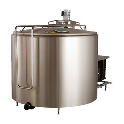 Bulk Milk Cooler - 1000-10000 Litre Capacity | Durable Stainless Steel, Silver Finish, Weighs 730kg