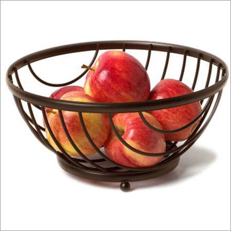 Black Iron Fruit Basket