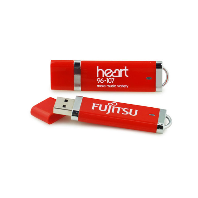 Rectangular Shaped Plastic Usb Flash Drive 16 Gb