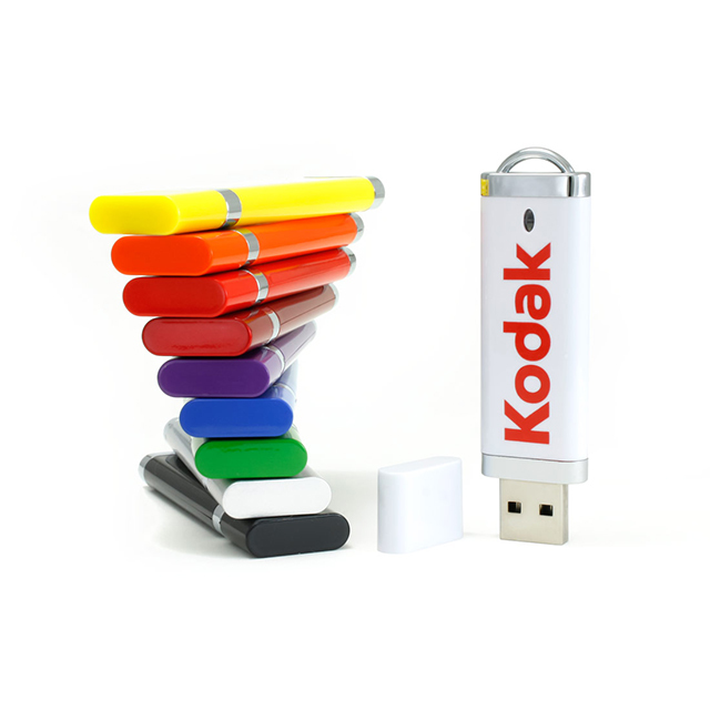 Rectangular Shaped Plastic Usb Flash Drive 16 Gb