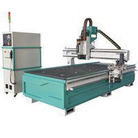 Automatic CNC Wood Working Router Machine - 1300x2500x300mm Table Size, 220 & 415 Volt Power Source | High Functionality, Long Service Life, 10000 kg Weight, 7kW Power Consumption, 1000-24000 RPM Spindle Speed