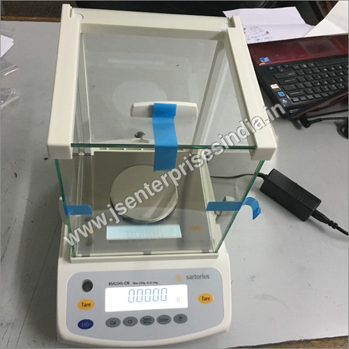 Sartorius Digital Balance - Glass & Plastic, Compact Desktop Size, White & Transparent | Highly Accurate, Digital LCD Display, Automatic Weighing, 220g Capacity