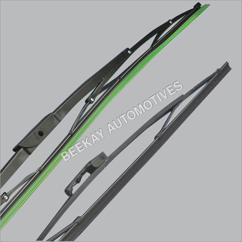 Wiper - Plastic & Rubber, Long Lasting | Black & Green Design for Vehicle Application