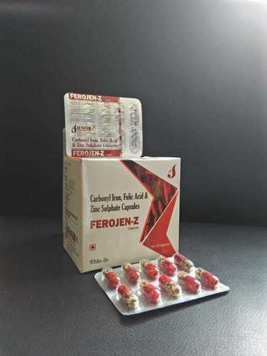 Carbonyl Iron 100Mg+Folic Acid+Zinc 22.5Mg Capsules Generic Drugs