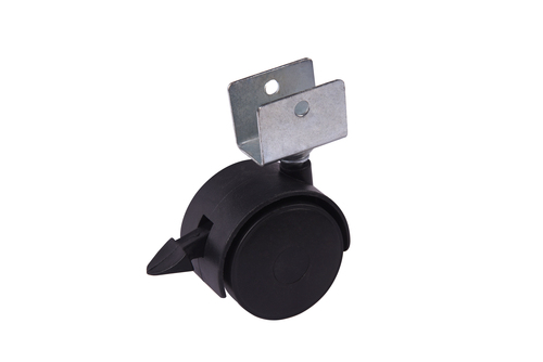 ट्विन-व्हीलकास्टर यू क्लैंप लोड क्षमता सीमा: 100 किलोग्राम