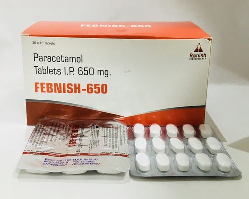 Paracetamol Tablets 650 Mg Organic Medicine