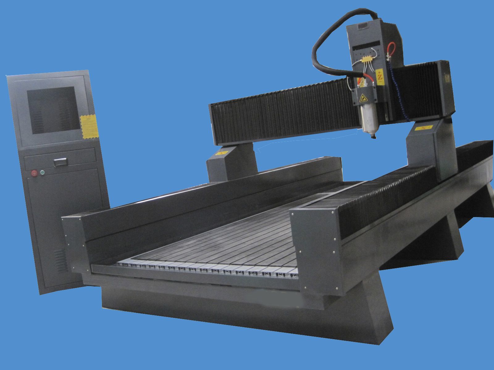 Cnc Marble/stone Engraving Machine - 1300x2500x300mm Table Size, 7kw Power Consumption, 10000kg Weight | Premium Performance, Low Maintenance, High Precision