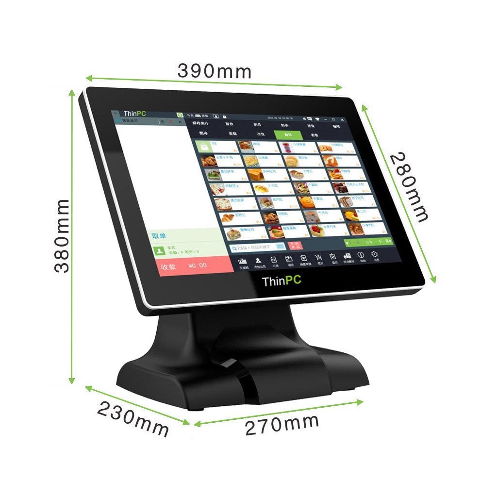 15.6 Inch Capacitive Touch Point Of Sale Terminal I3 Memory: 4 Gb Ram Gigabyte (Gb)