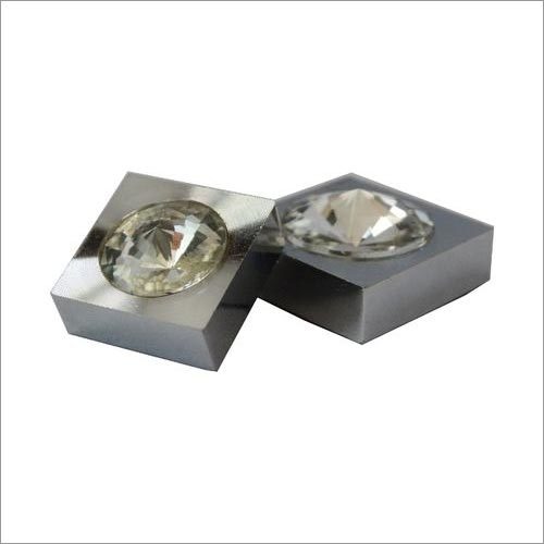 Square Crystal Mirror Cap