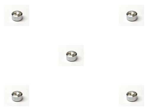 ब्रास क्रिस्टल मिरर कैप