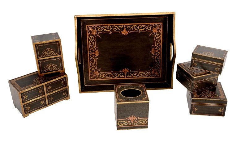 Hand Painted Gift Collection - Vintage Art On Metal Or Wood | Custom Corporate Houseware, Rectangle Shape, Logo: Riyash